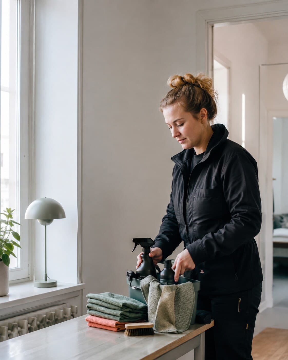 Illustrativ miljöbild från ett professionellt städuppdrag